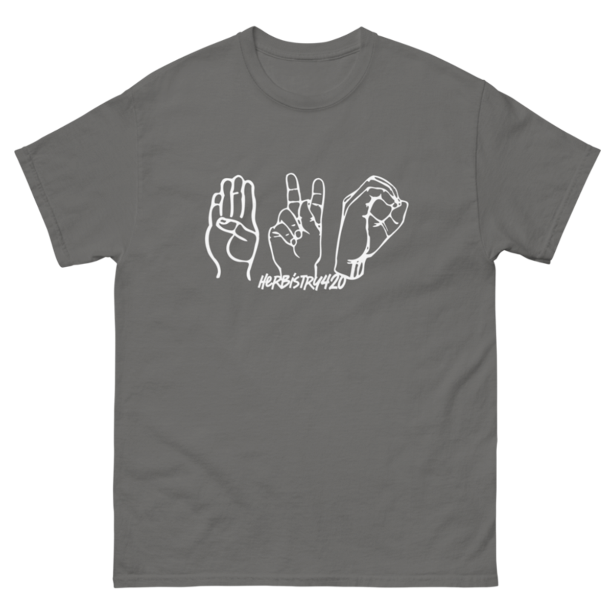 420 Hands – Unisex Classic Tee — charcoal