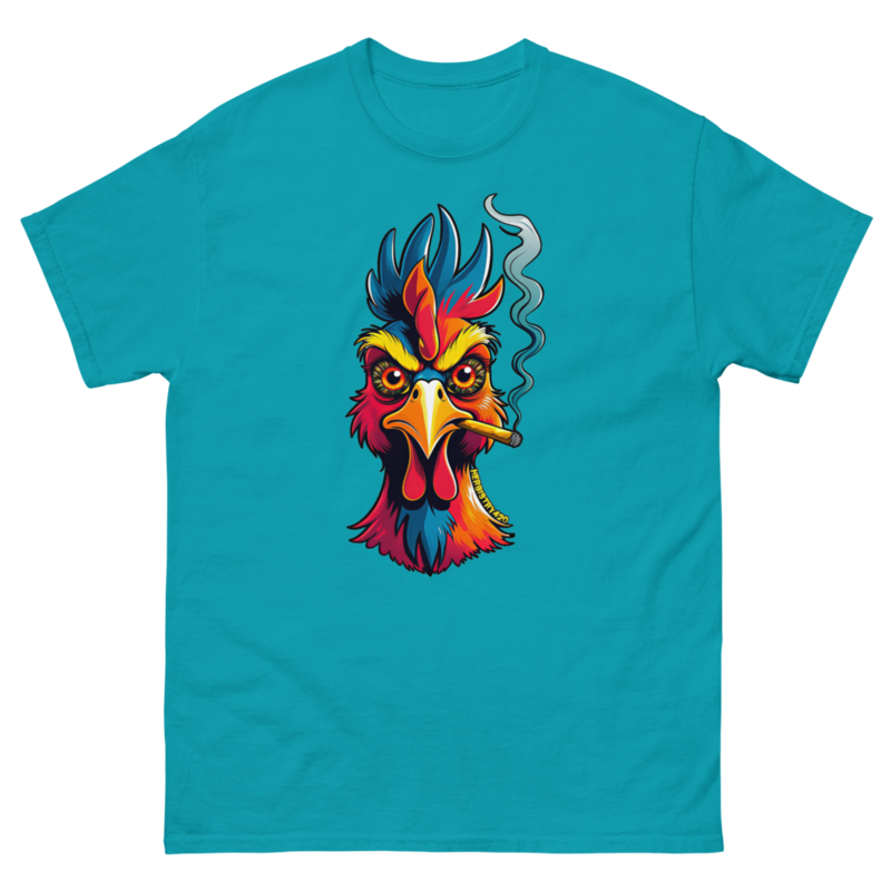 Fried Chicken – Unisex classic tee — tropical blue