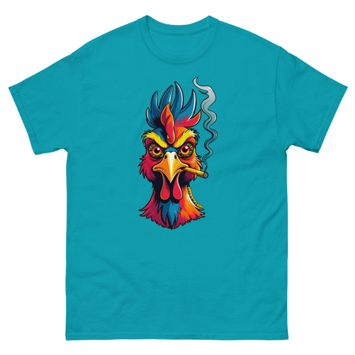 Fried Chicken – Unisex classic tee — tropical blue