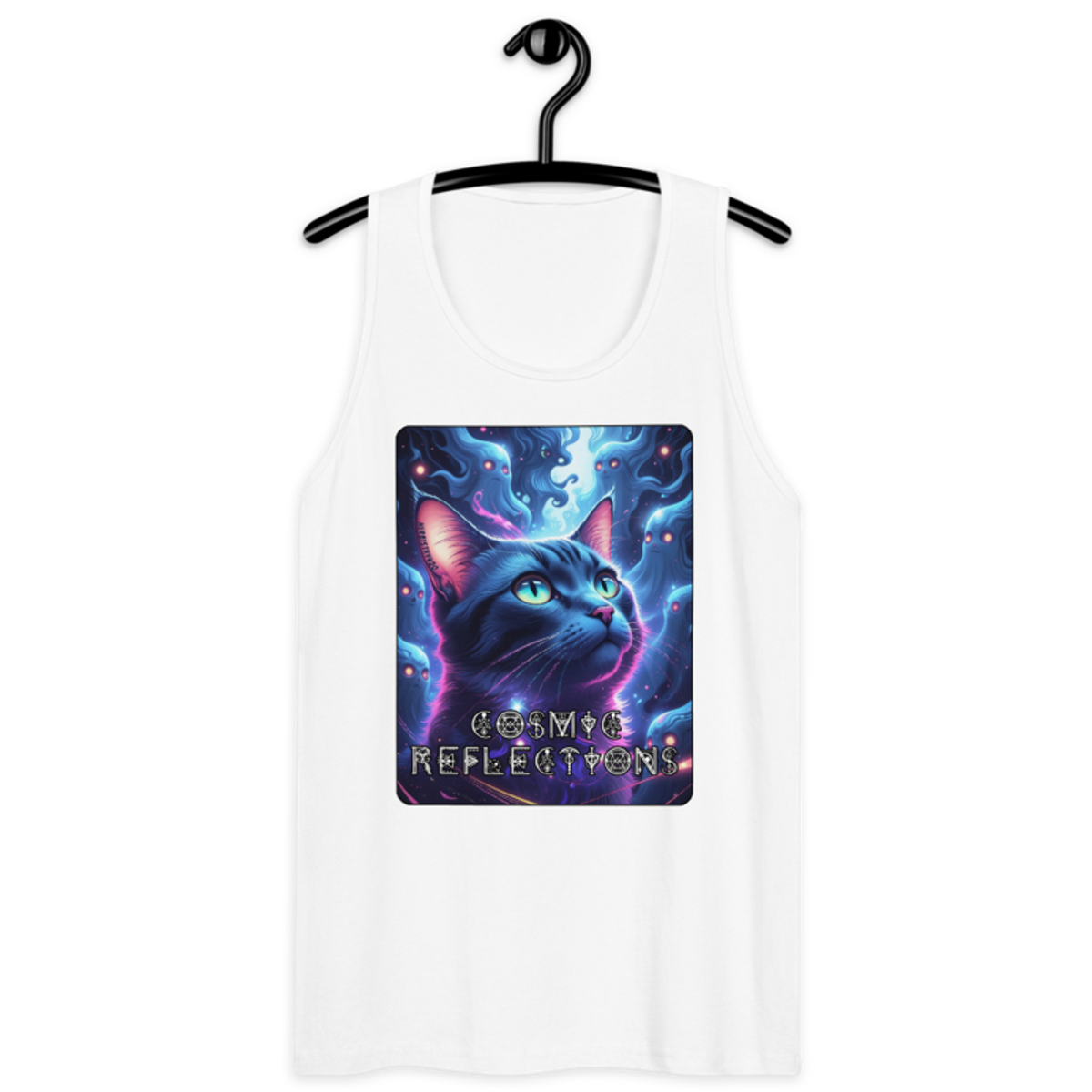 Cosmic Reflections – Men’s Premium Tank Top — white