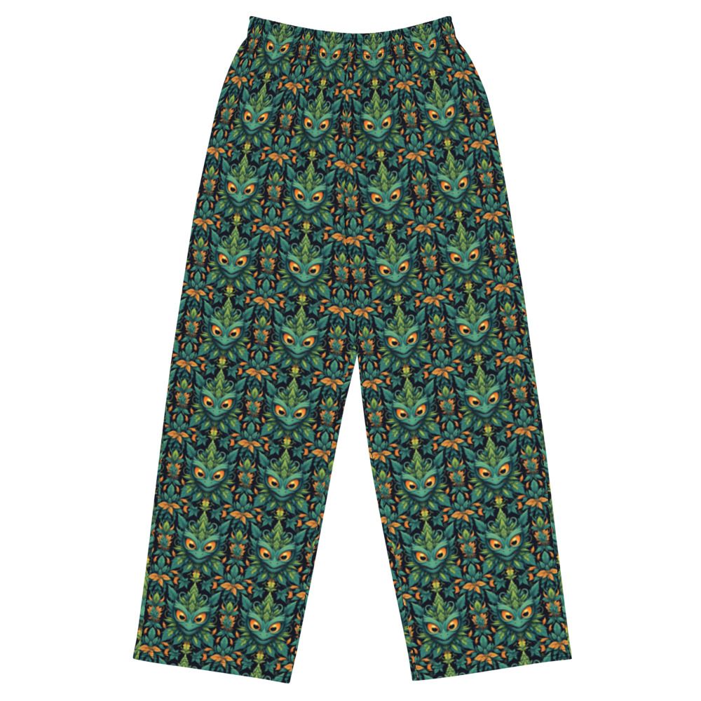 CannaDemon – All-over print unisex wide-leg pants