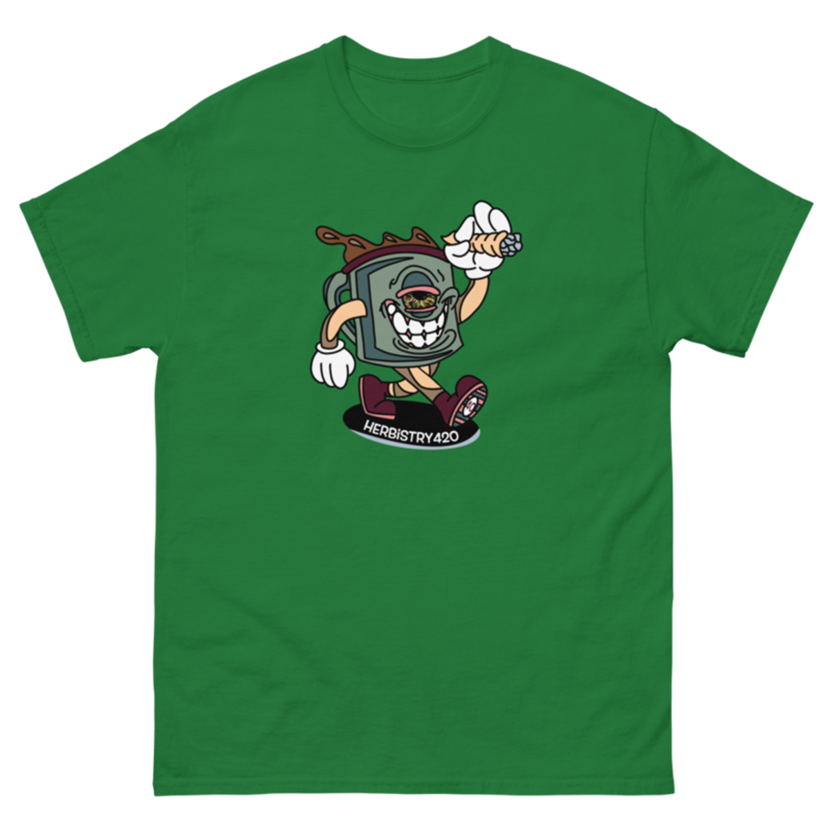 Coffee Cup – Unisex Classic Tee — turf green