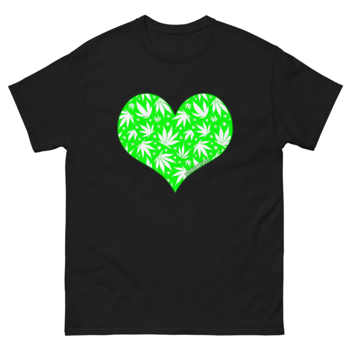 Love Weed – Unisex Classic Tee — black