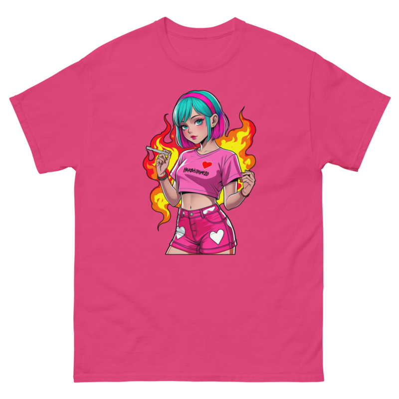 Anime Vape Girl - Unisex classic tee — heliconia