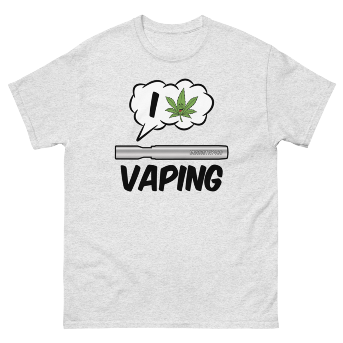 I Love Vaping – Unisex classic tee — ash