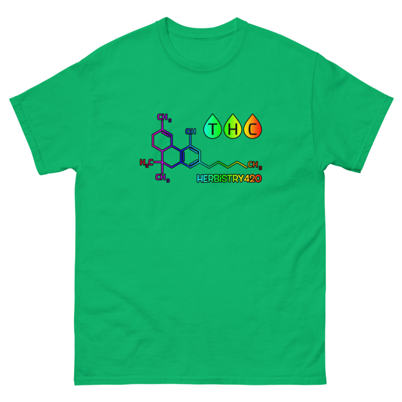 THC Molecule – Unisex Classic Tee — irish green