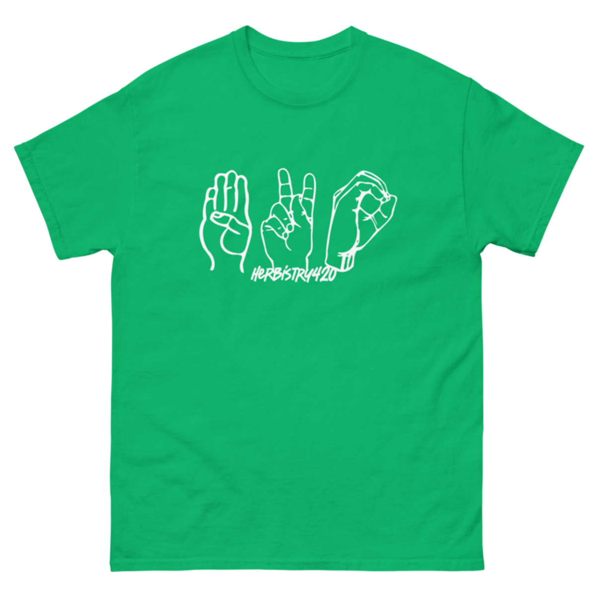 420 Hands – Unisex Classic Tee — irish green