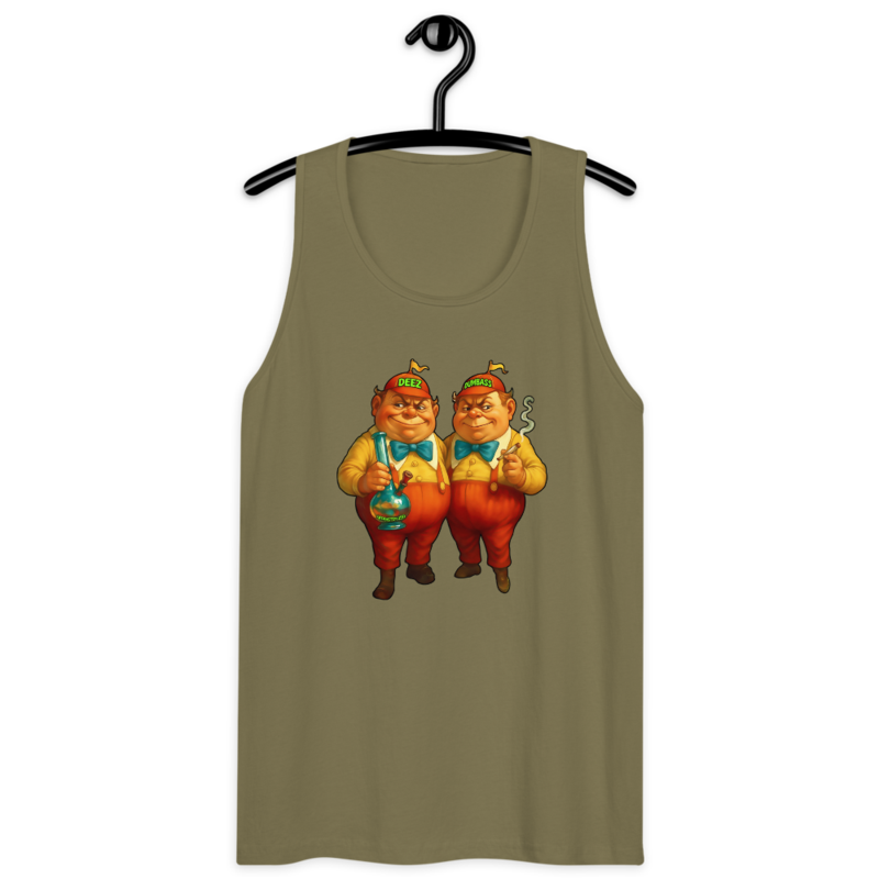 D & D – Men’s premium tank top — military green