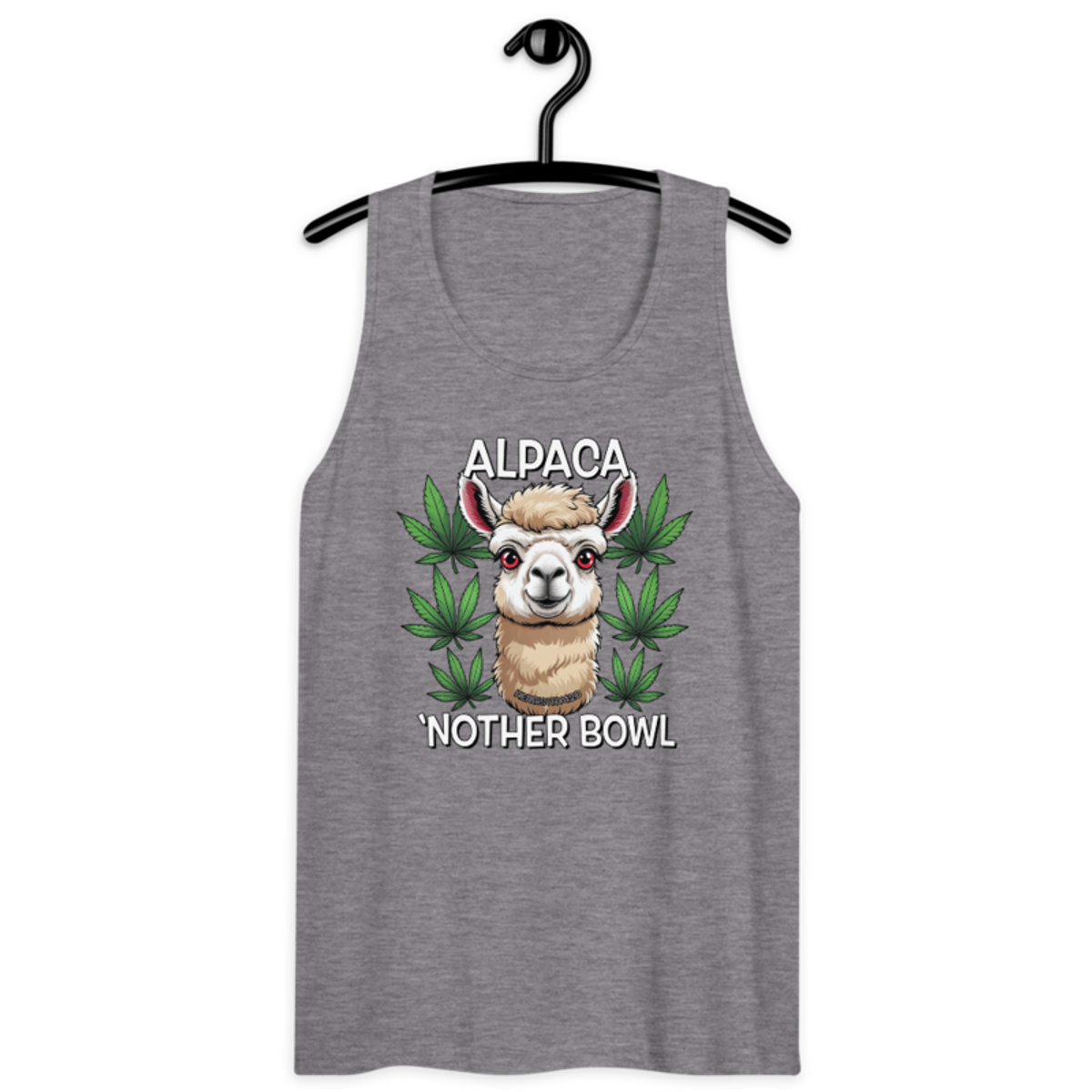 Alpaca 'Nother Bowl – Men’s premium tank top — athletic heather