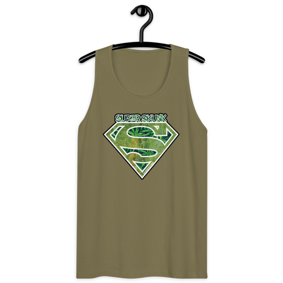 420 Hands – Men’s premium tank top — military green