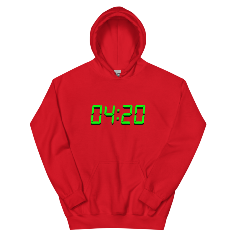 04:20 Digital – Unisex Hoodie — red