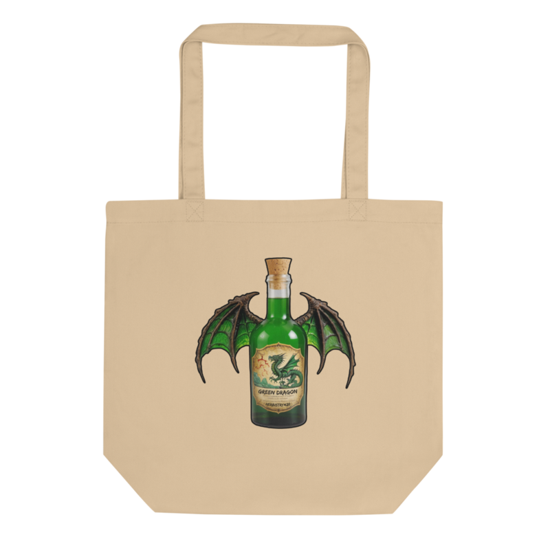 Green Dragon – Eco Tote Bag — oyster