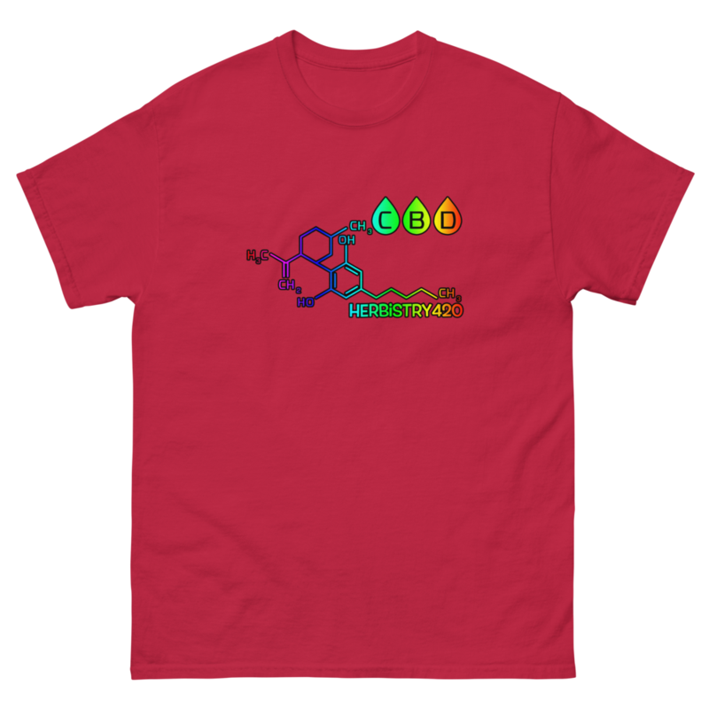 CBD Molecule – Unisex Classic Tee — cardinal