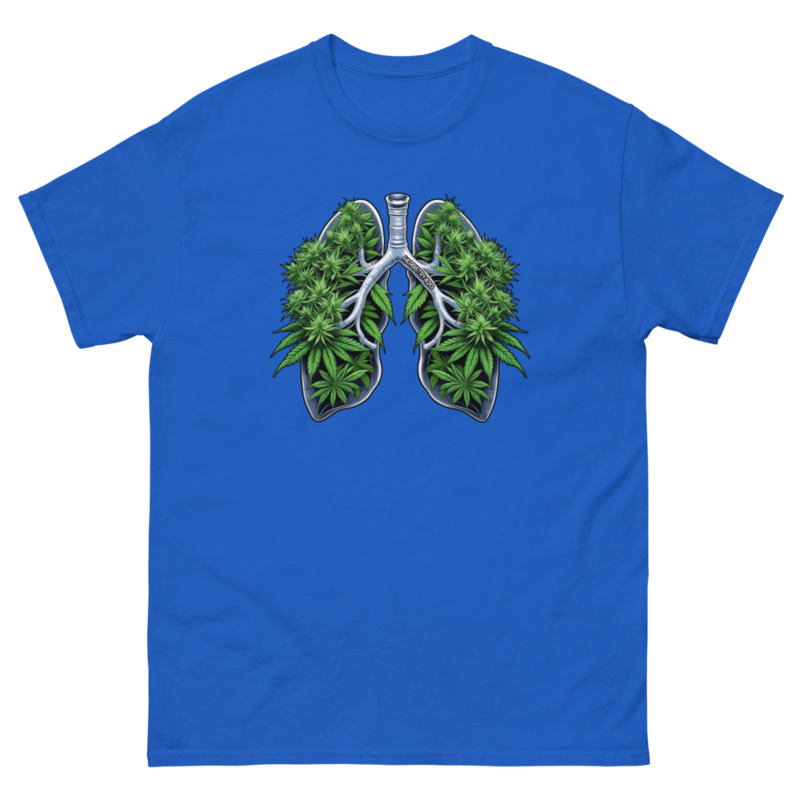 Weed Lungs – Unisex classic tee — royal