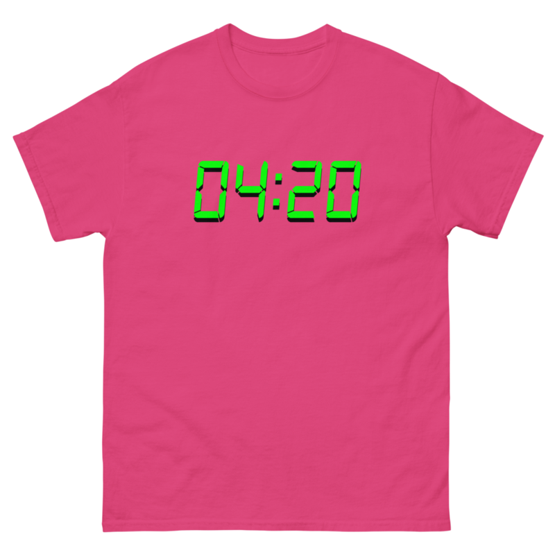 04:20 Digital – Unisex Classic Tee — heliconia