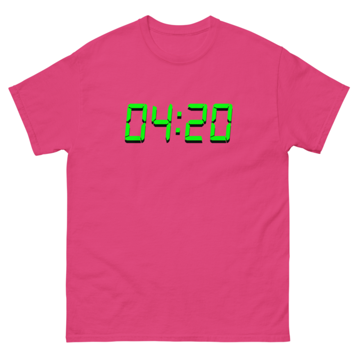 04:20 Digital – Unisex Classic Tee — heliconia