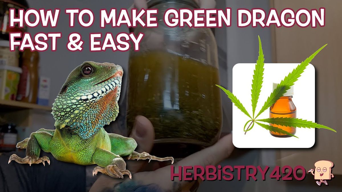 how to make green dragon tincture qwet method