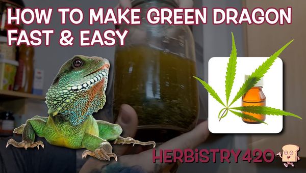 how to make green dragon tincture qwet method