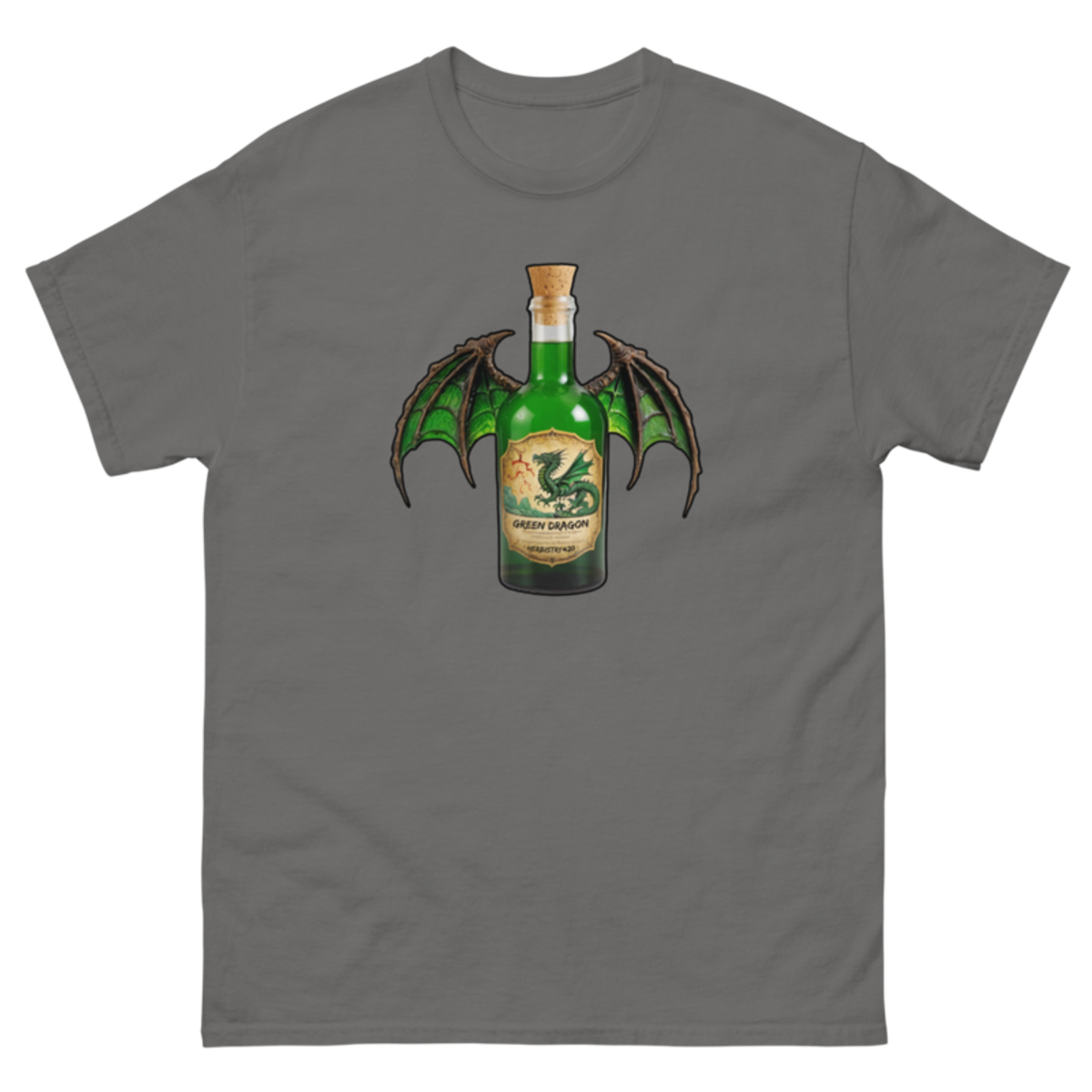 Green Dragon – Unisex classic tee — charcoal