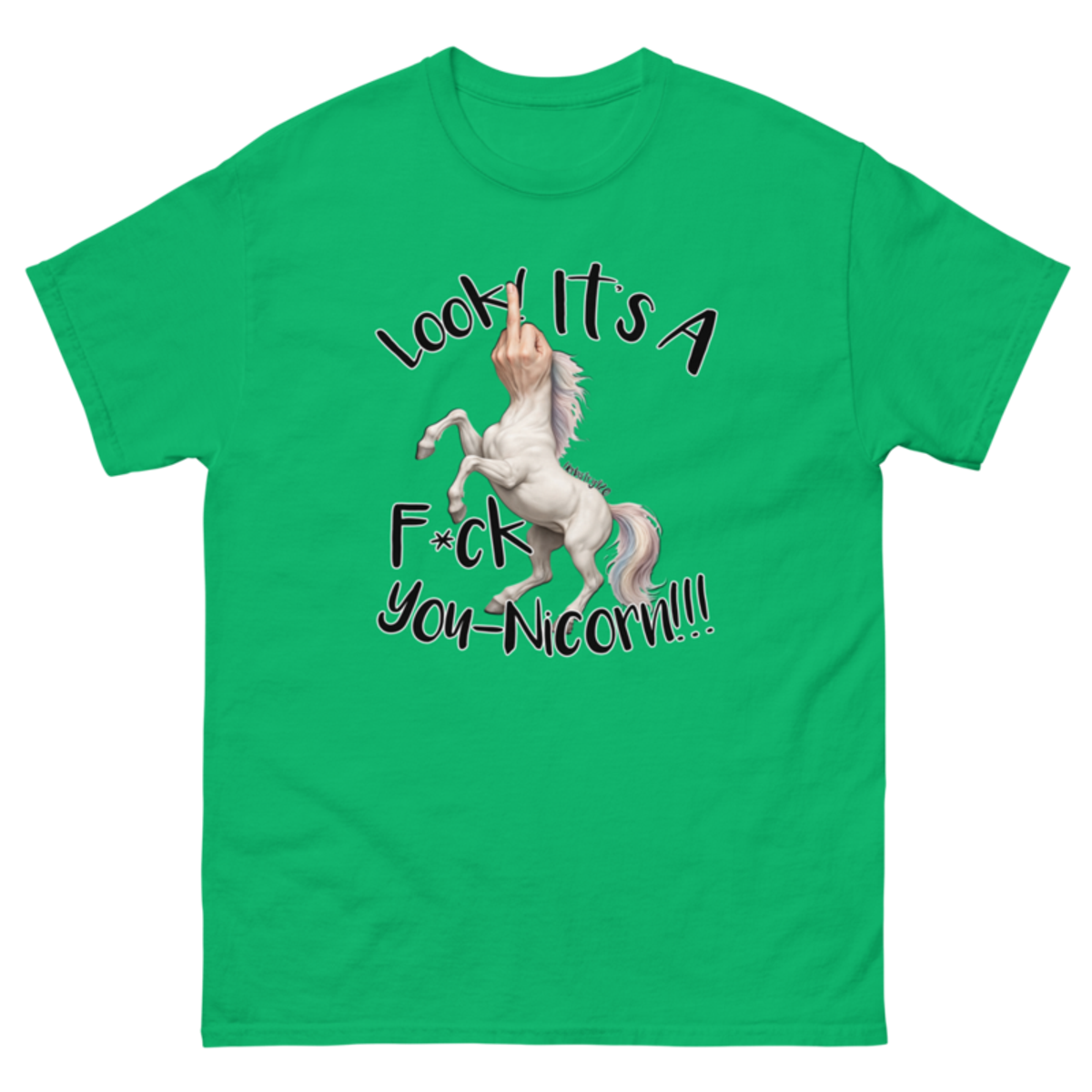 F•ck Unicorn – Unisex classic tee — irish green
