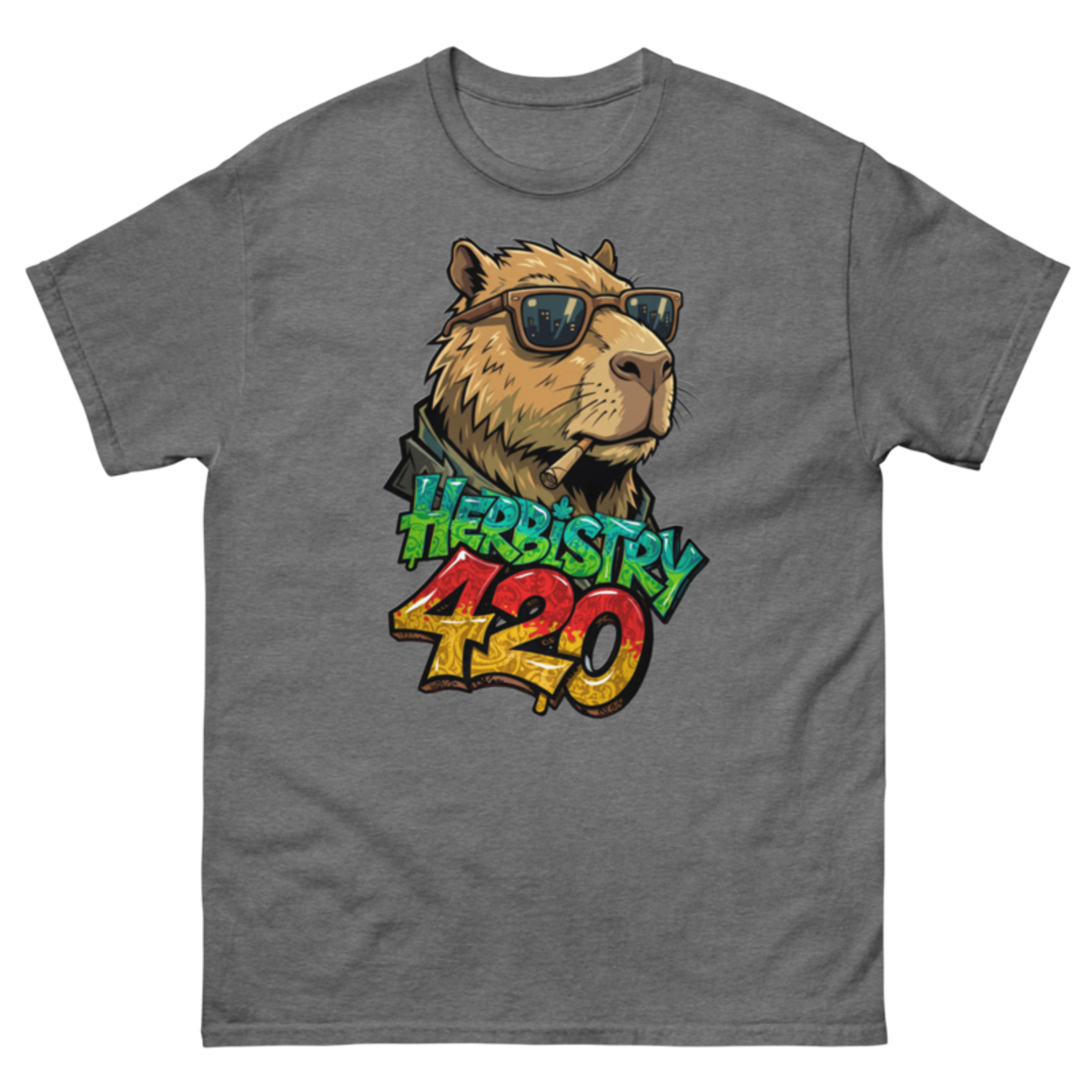 Cappy Life – Unisex classic tee — graphite heather