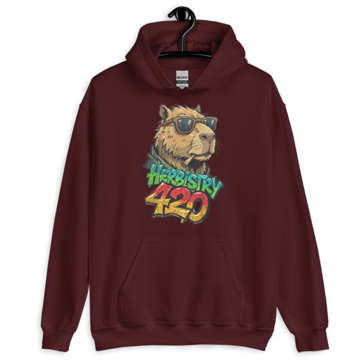 Cappy Life – Unisex Hoodie — maroon