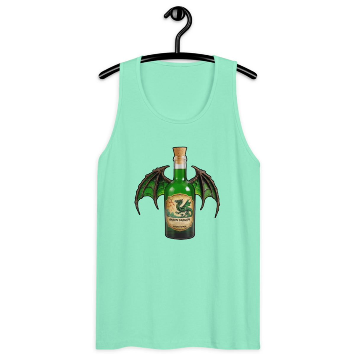 Green Dragon – Men’s premium tank top — mint