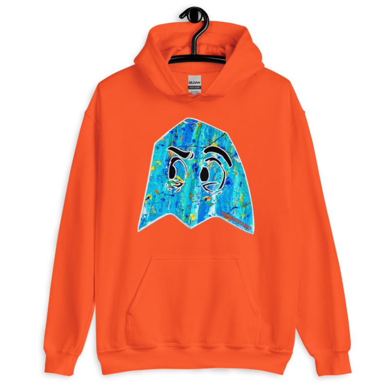 Blue Ghost – Unisex Hoodie — orange