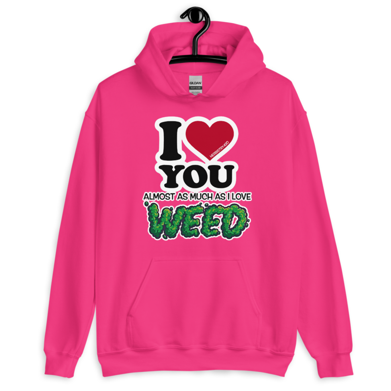 I Love You Almost – Unisex Hoodie — heliconia