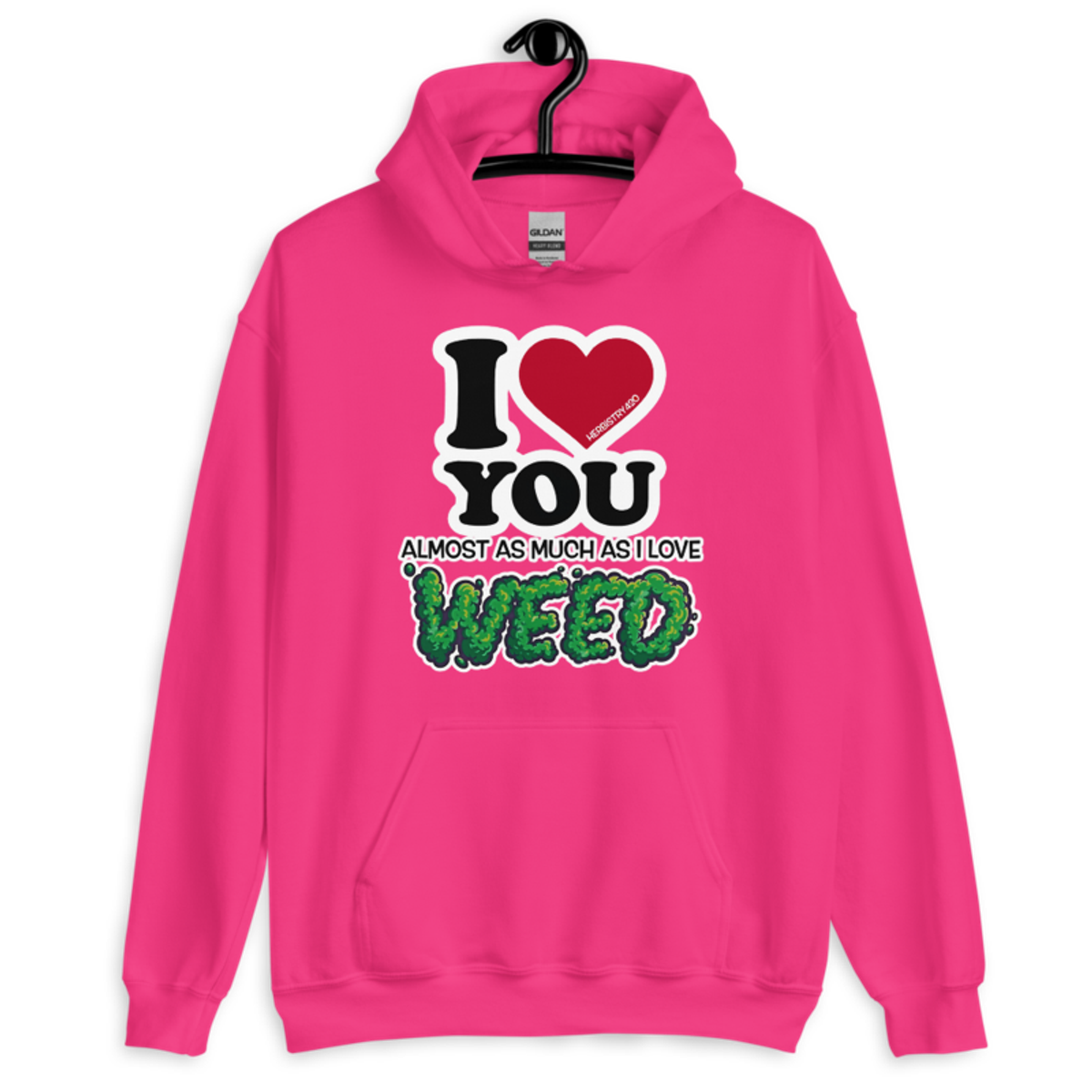 I Love You Almost – Unisex Hoodie — heliconia