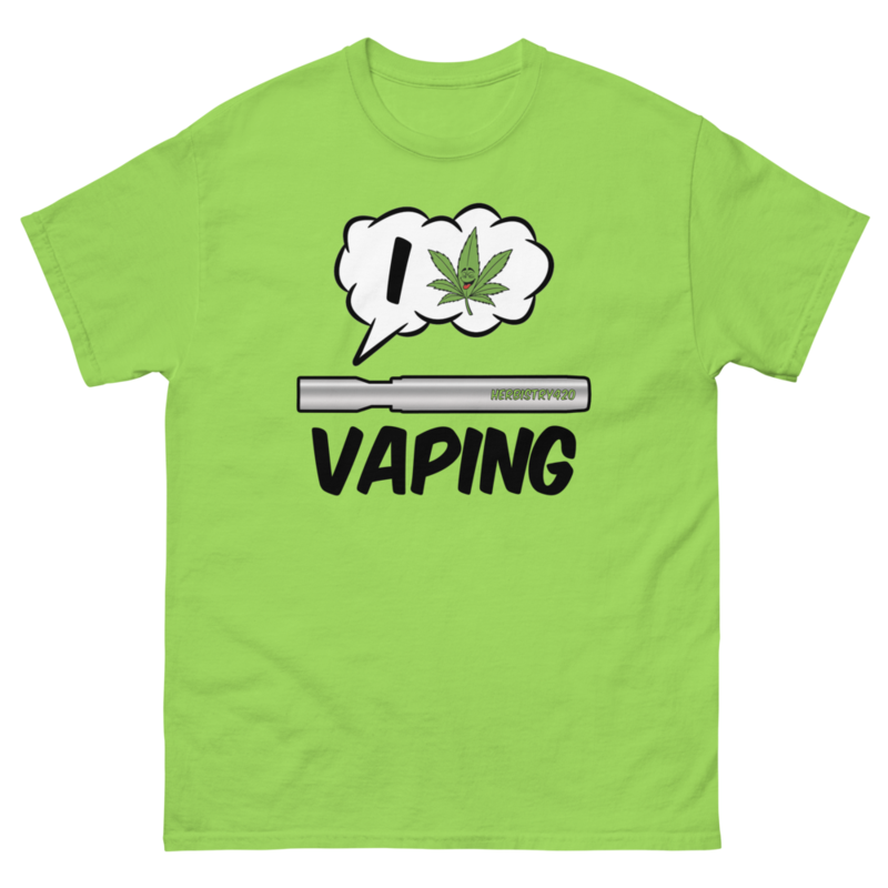 I Love Vaping – Unisex classic tee — lime