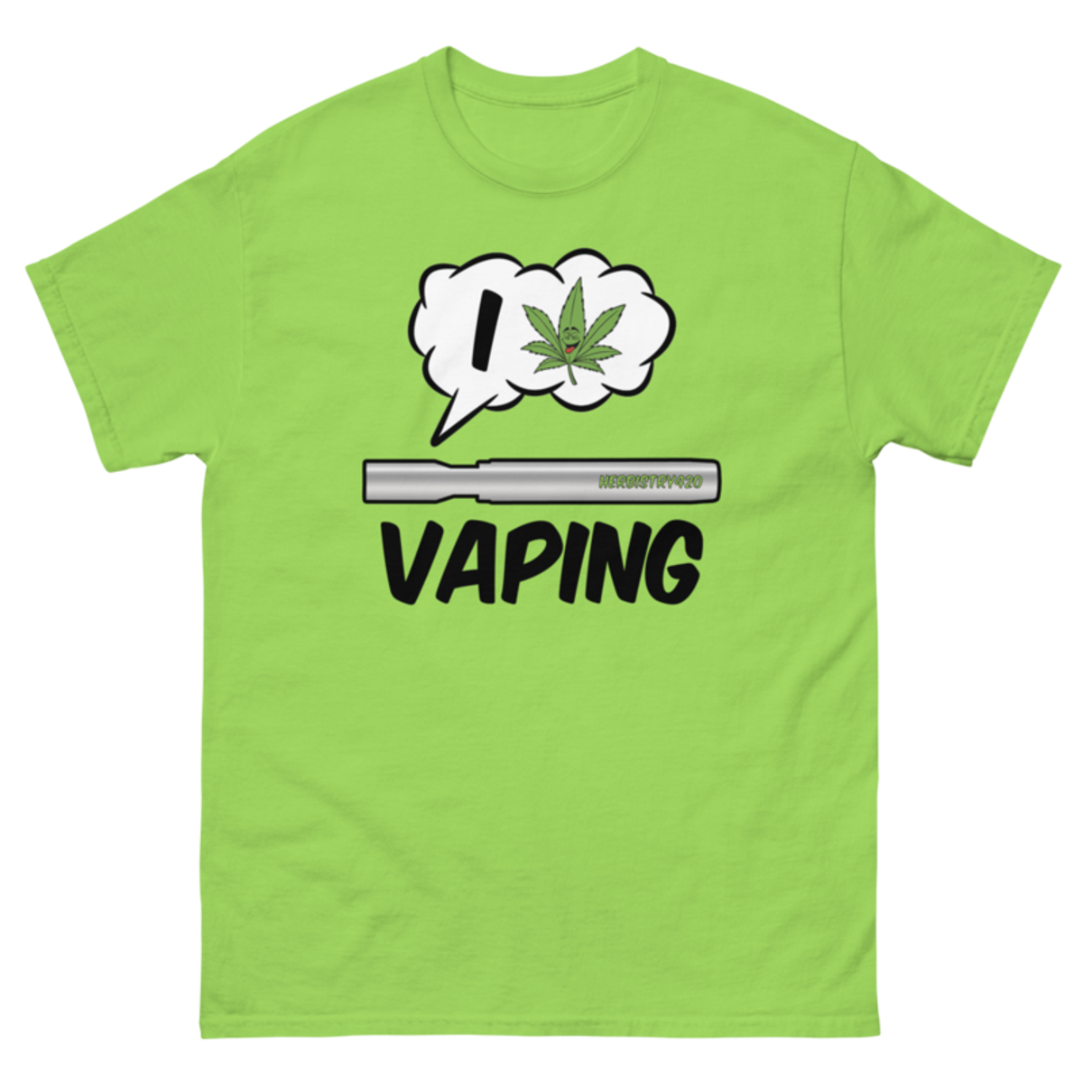 I Love Vaping – Unisex classic tee — lime