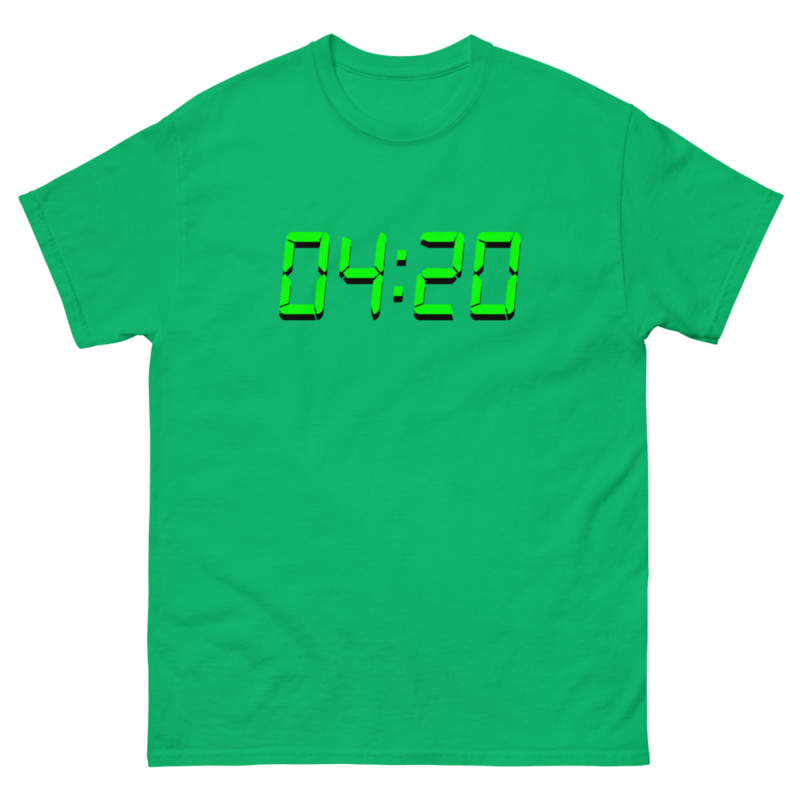 04:20 Digital – Unisex Classic Tee — irish green