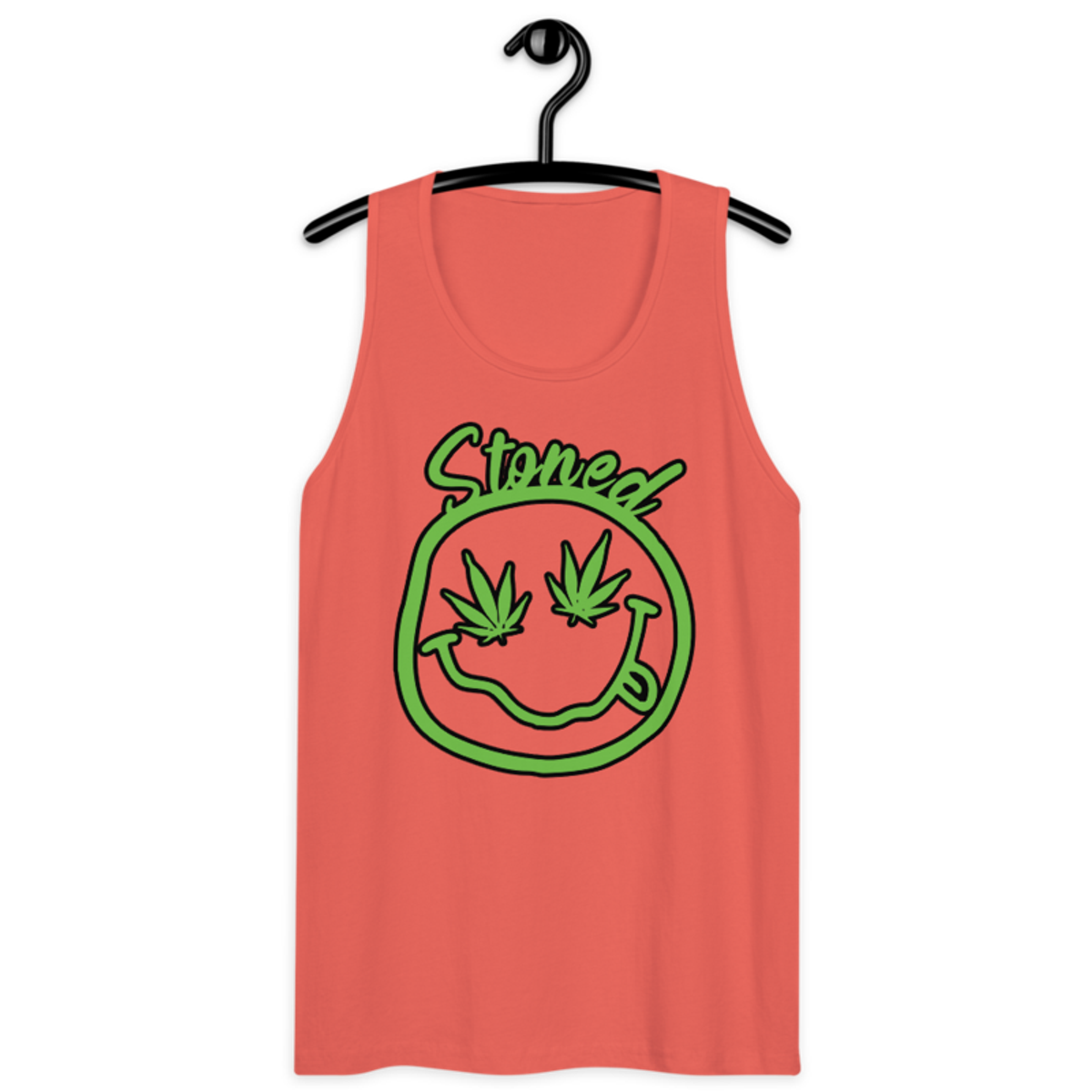 Stoned – Men’s premium tank top — coral