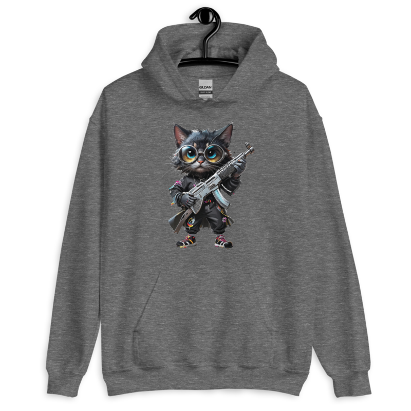 OG Cat – Unisex Hoodie — graphite heather