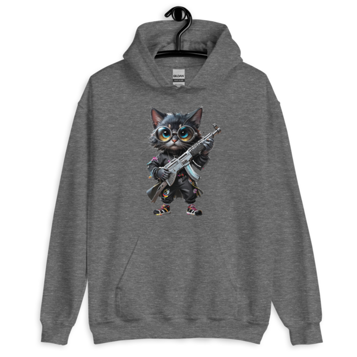 OG Cat – Unisex Hoodie — graphite heather