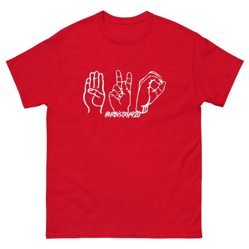 420 Hands – Unisex Classic Tee — red