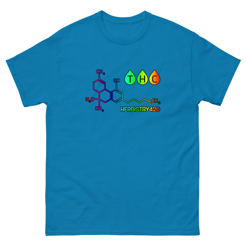 THC Molecule – Unisex Classic Tee — sapphire