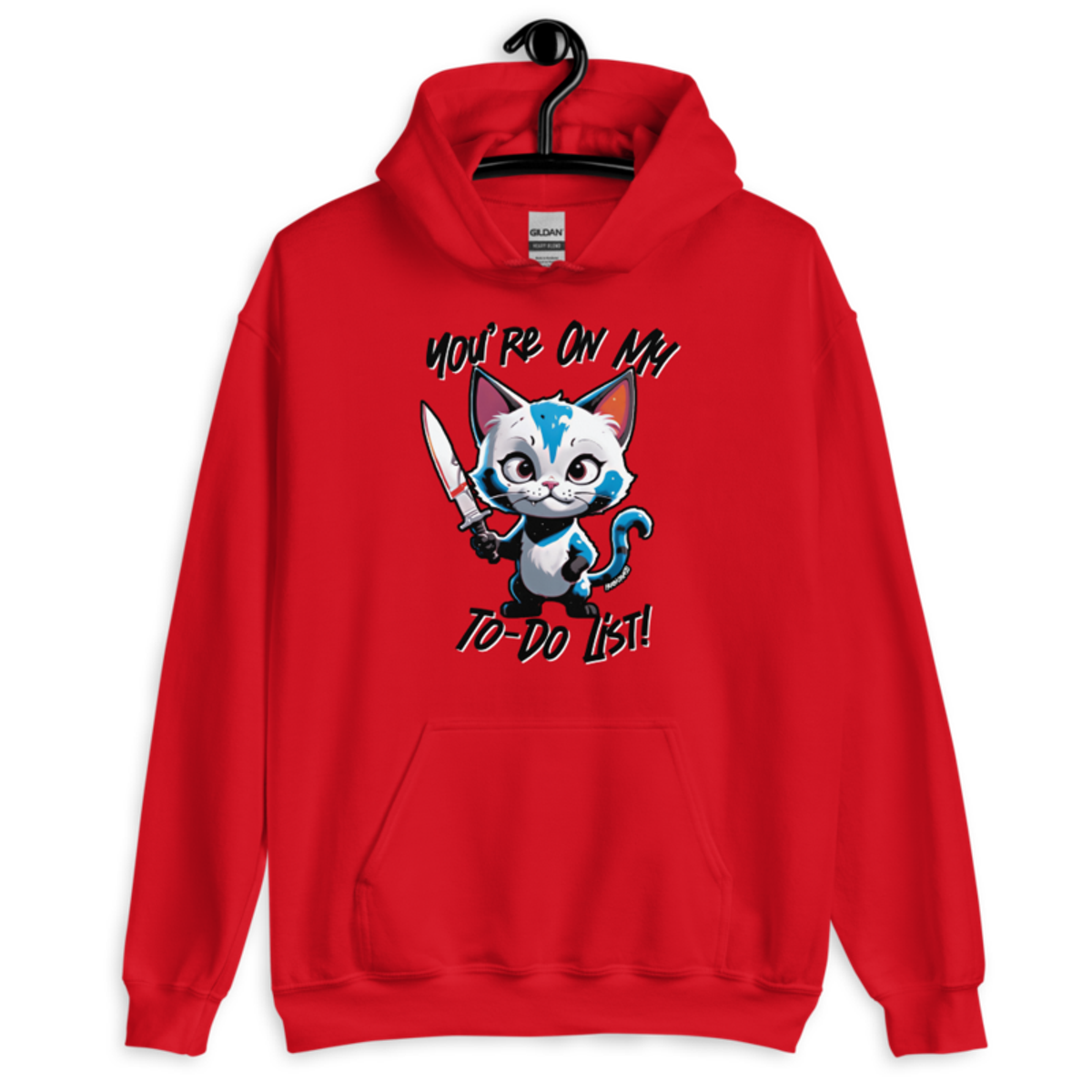 You're On My To-Do List – Unisex Hoodie — red