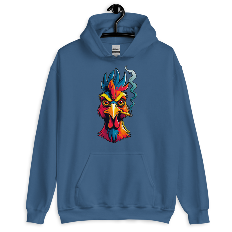 Fried Chicken – Unisex Hoodie — indigo blue