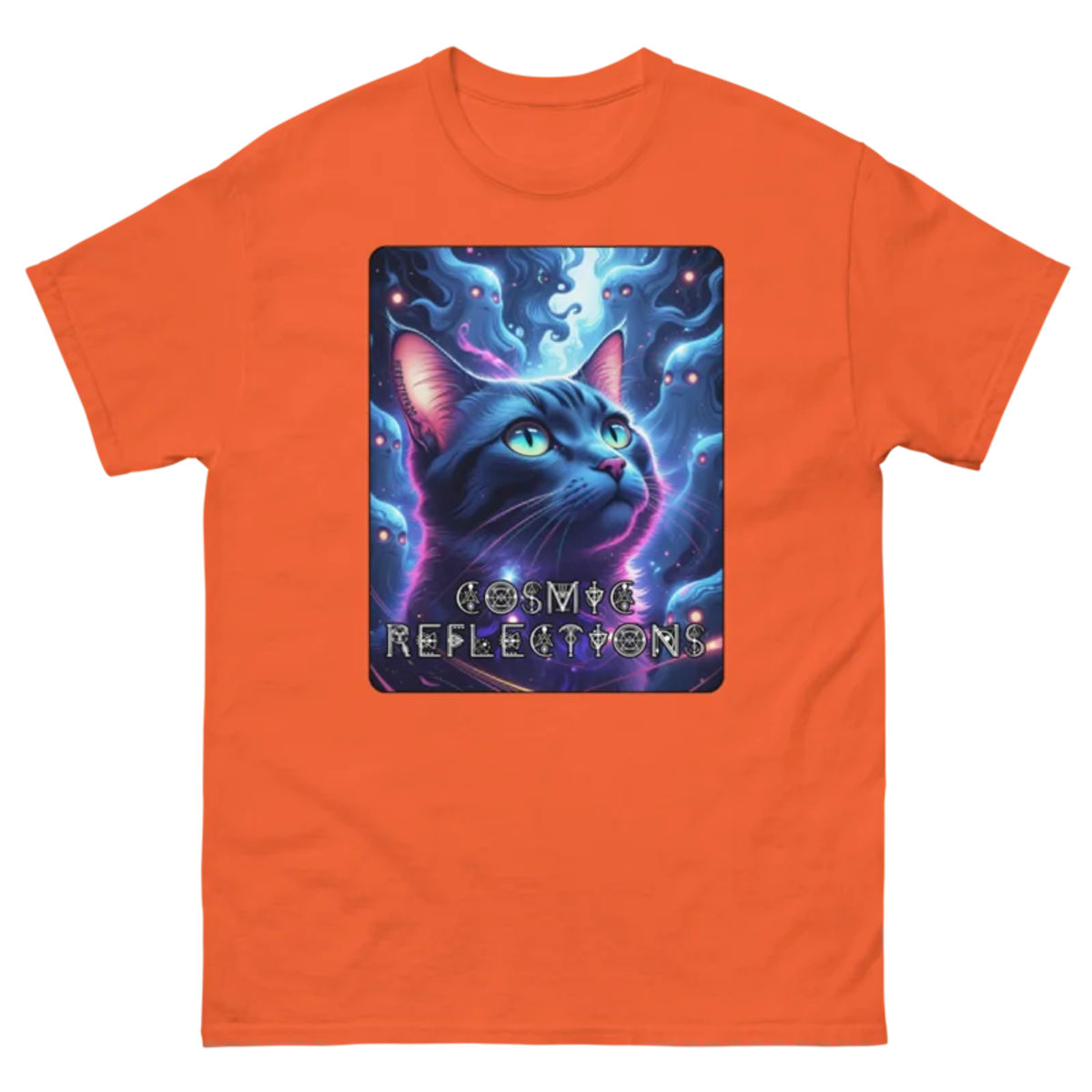Cosmic Reflections – Unisex classic tee — orange