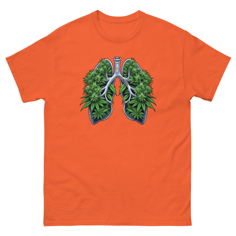 Weed Lungs – Unisex classic tee — orange