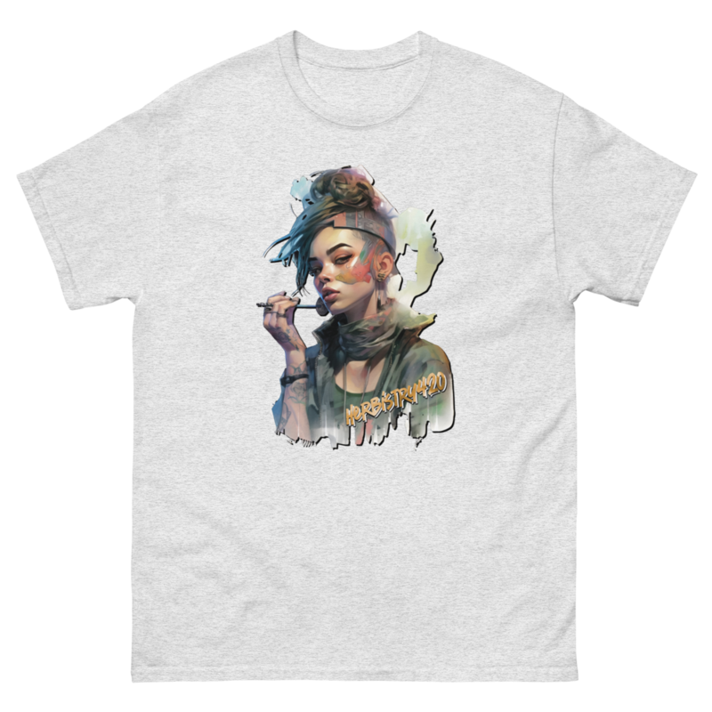 Steampunk Girl 2 – Unisex Classic Tee — ash