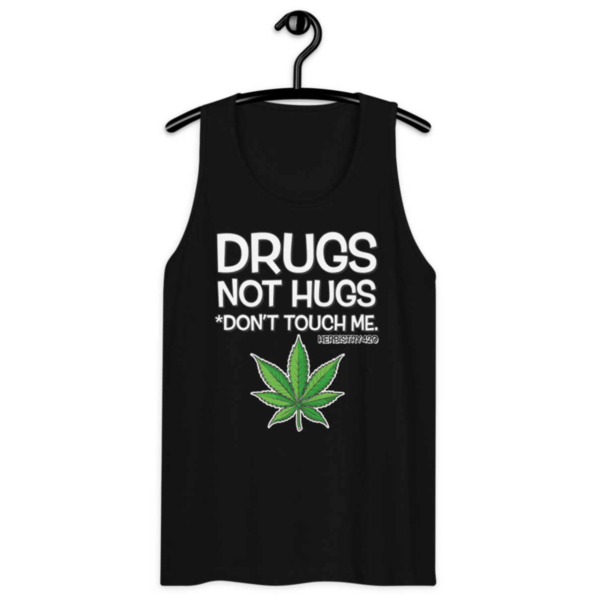 Don't Touch Me – Men’s premium tank top — black