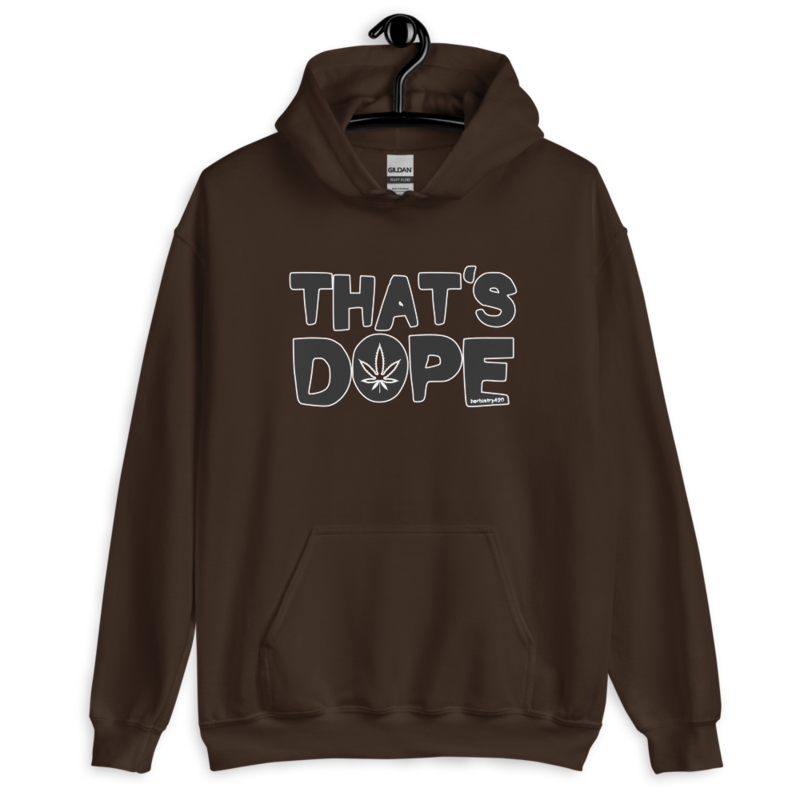 That's Dope – Unisex Hoodie — dark chocolate