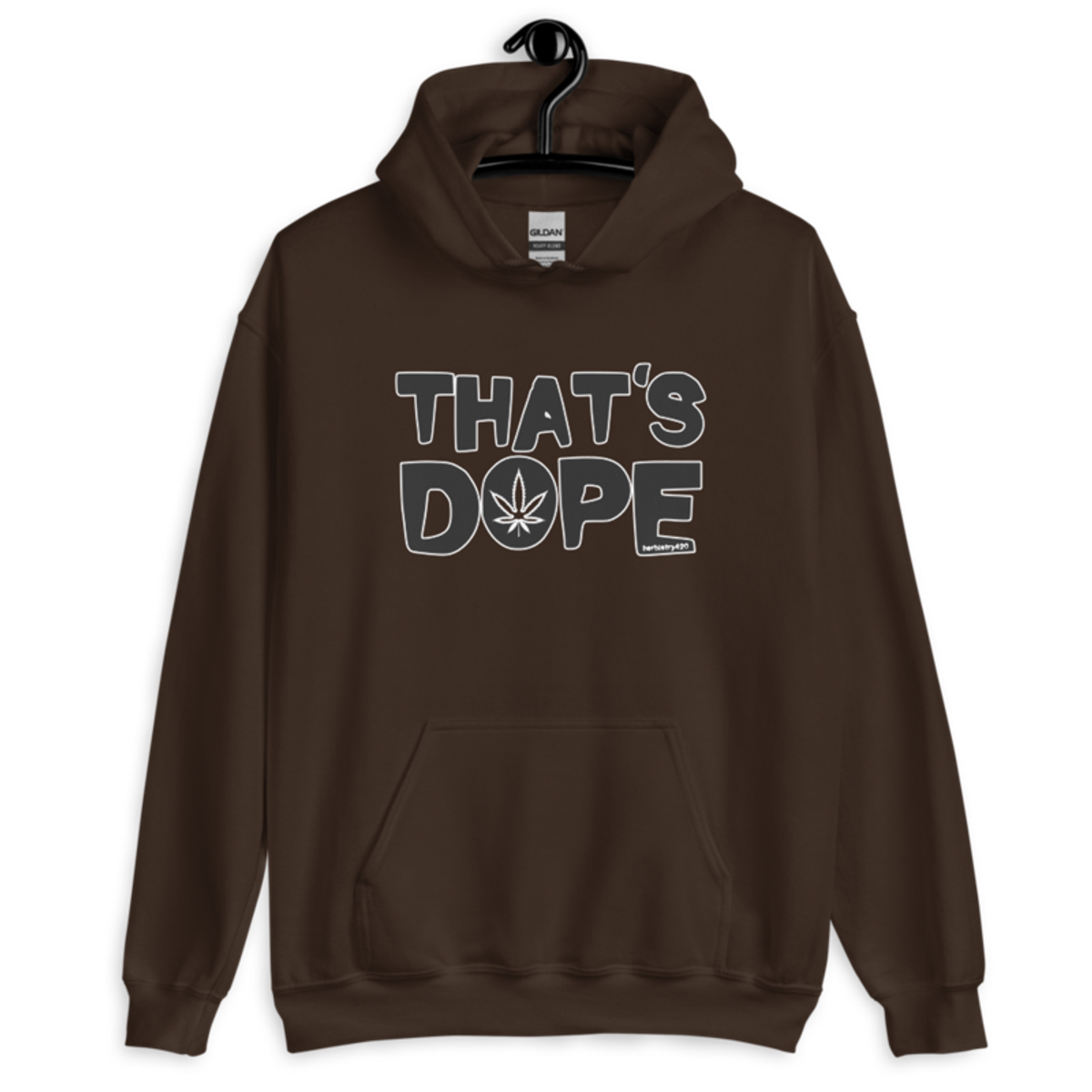 That's Dope – Unisex Hoodie — dark chocolate