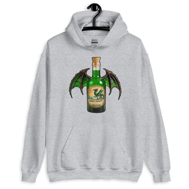 Green Dragon – Unisex Hoodie — sport grey