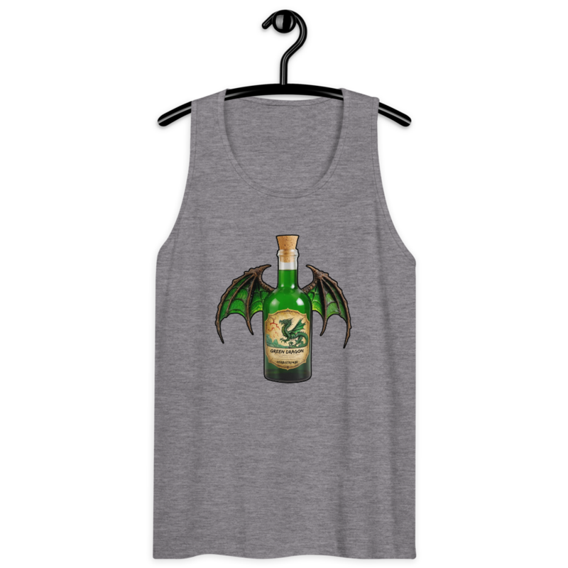 Green Dragon – Men’s premium tank top — athletic heather