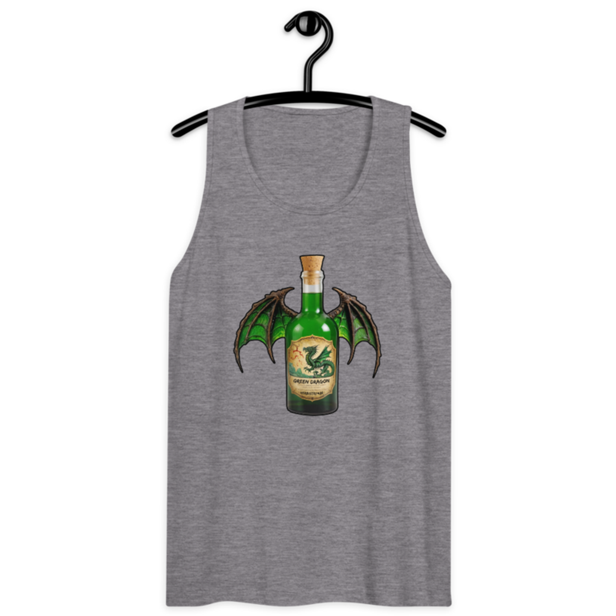Green Dragon – Men’s premium tank top — athletic heather