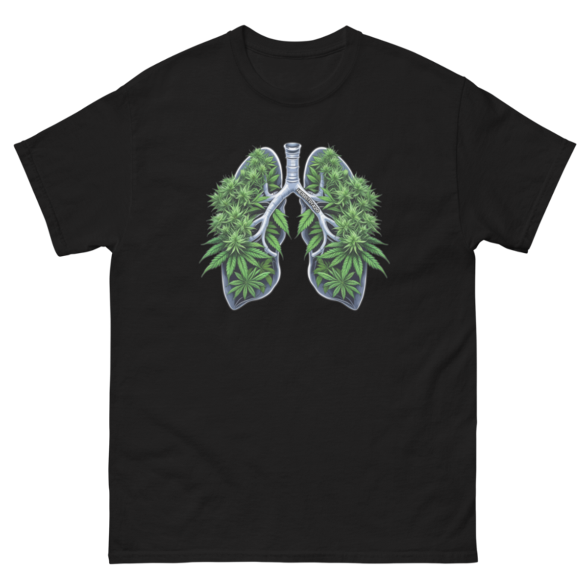Weed Lungs – Unisex classic tee — black